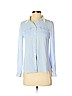 Ann Taylor LOFT 100% Polyester Blue Long Sleeve Blouse Size XS (petite) - photo 1