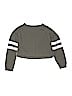 H&M 100% Baumwolle Stripes Green Pullover Sweater Size 10 - 12 - photo 1