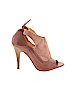 Luiza Barcelos 100% Leather Burgundy Heels Size 6 - photo 1