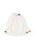 Burberry 100% Cotton White Long Sleeve Button-Down Shirt 6-9 MO / 9 MO - photo 1