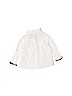 Burberry 100% Cotton White Long Sleeve Button-Down Shirt 6-9 MO / 9 MO - photo 2