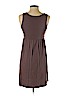 Ann Taylor LOFT Brown Casual Dress Size XS (petite) - photo 2