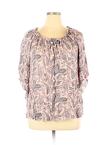 Janette Plus 3/4 Sleeve Blouse (view 1)