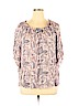 Janette Plus 100% Rayon Pink 3/4 Sleeve Blouse Size 3X - photo 1