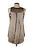 Theory 100% Silk Gold Sleeveless Silk Top Size P (petite) - photo 2