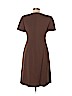 Armani Collezioni 100% Polyester Brown Casual Dress Size 12 - photo 2