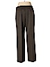 Le Suit 100% Polyester Brown Dress Pants Size 12 - photo 2