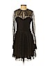 H&M 100% Polyamide Black Cocktail Dress Size 4 - photo 1