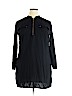 Faded Glory 100% Rayon Black 3/4 Sleeve Blouse Size XXL - photo 1