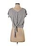 Rachel Zoe Blue Short Sleeve Top Size S - photo 1