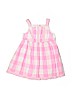 Carter's 100% Cotton Checkered-gingham Pink Dress Size 3T - photo 1
