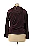 NY&C 100% Polyester Burgundy Zip Up Hoodie Size XL - photo 2