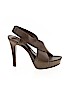 Diane von Furstenberg Gray Heels Size 8 1/2 - photo 1