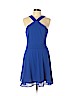 Charlotte Russe 100% Polyester Blue Cocktail Dress Size L - photo 1