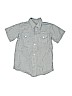 Wonderboy 100% Cotton Blue Short Sleeve Button-Down Shirt Size 10 - photo 1