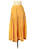 Linda Allard Ellen Tracy 100% Silk Yellow Silk Skirt Size 12 - photo 2