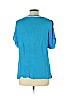 Lilly Pulitzer 100% Viscose Blue Short Sleeve Blouse Size L - photo 2