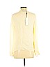 Prabal Gurung 100% Silk Ivory Long Sleeve Silk Top Size 8 - photo 2
