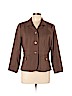 Talbots 100% Cotton Brown Blazer Size 14 (petite) - photo 1
