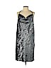 Halston Heritage 100% Polyester Gray Casual Dress Size 4 - photo 1