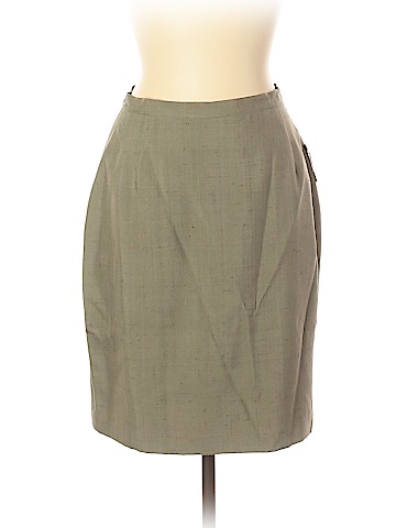 Halston Silk Skirt (view 1)