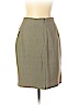 Halston 100% Silk Gray Silk Skirt Size 12 - photo 2