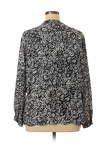 NY Collection Long Sleeve Blouse (view 2)