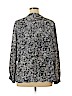 NY Collection 100% Polyester Black Long Sleeve Blouse Size XL - photo 2