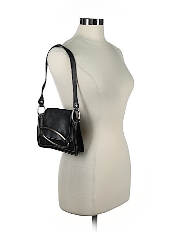 DKNY Leather Shoulder Bag (view 2)