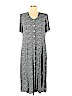 Cj Banks 100% Rayon Black Casual Dress Size 16 - photo 1