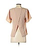 TOBI 100% Polyester Tan Short Sleeve Blouse Size S (petite) - photo 2
