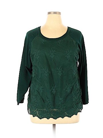 Skies Are Blue Pullover Sweater (view 1)