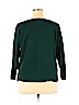 Skies Are Blue Green Pullover Sweater Size 1X - photo 2