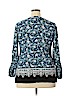 Cato 100% Rayon Blue 3/4 Sleeve Blouse Size 18 - 20W - photo 2