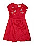Gymboree 100% Polyester Solid Red Dress Size 8 - photo 1