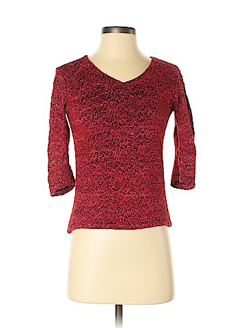 JM Collection 3/4 Sleeve Top (view 1)