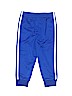Adidas 100% Polyester Stripes Blue Track Pants Size 2T - photo 2