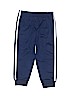 Adidas 100% Polyester Stripes Blue Track Pants Size 2T - photo 2