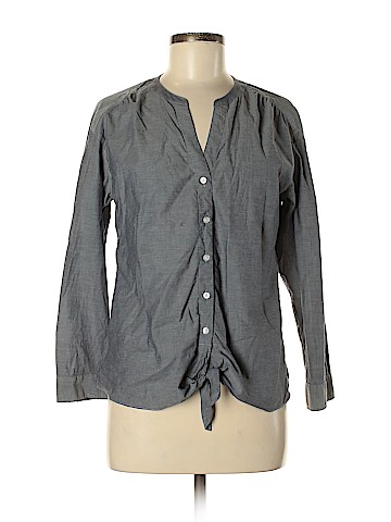 Ann Taylor Long Sleeve Button-Down Shirt (view 1)