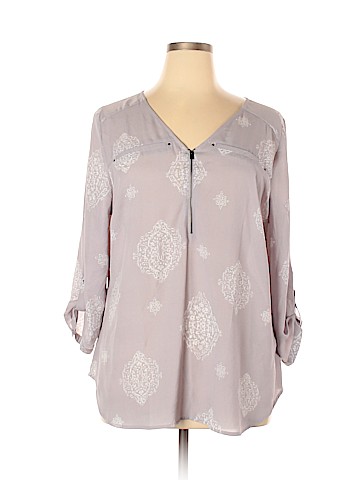 Maurices 3/4 Sleeve Blouse (view 1)