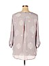 Maurices 100% Polyester Gray 3/4 Sleeve Blouse Size 16 (1) - photo 2