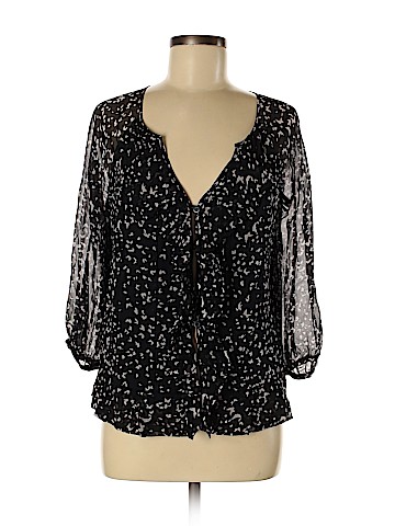 Diane von Furstenberg 3/4 Sleeve Silk Top (view 1)