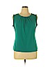 Calvin Klein Teal Sleeveless Blouse Size XL - photo 1