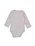 Carter's 100% Cotton Gray Long Sleeve Onesie 6-9 MO / 9 MO - photo 2