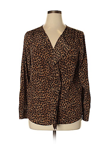 Dana Buchman Long Sleeve Blouse (view 1)