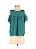 Maeve 100% Polyester Teal Short Sleeve Blouse Size 4 (petite) - photo 2