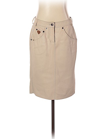 Moschino Jeans Faux Leather Skirt (view 1)