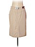 Moschino Jeans 100% Viscose Tan Faux Leather Skirt Size 6 - photo 2
