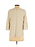 Eileen Fisher 100% Silk Ivory 3/4 Sleeve Silk Top Size S (petite) - photo 2