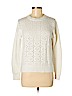 Point Sur 100% Cotton White Pullover Sweater Size M - photo 1